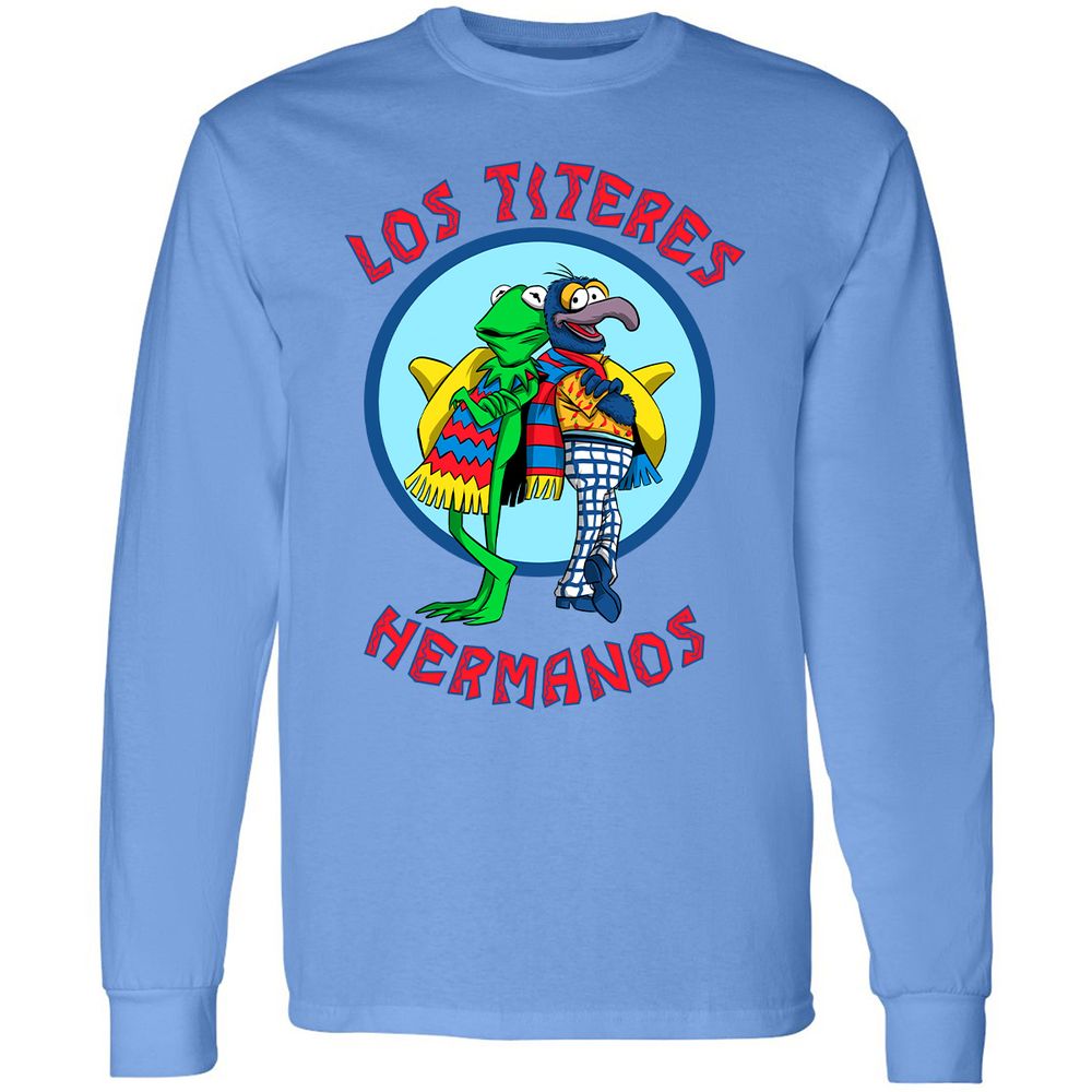 Long Sleeve T-Shirt - 9HA7Z5YQ - Carolina Blue - 12