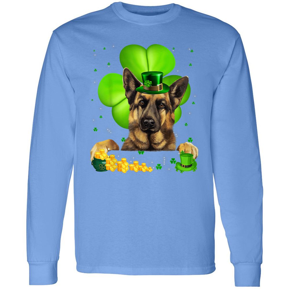 Long Sleeve T-Shirt - RHQJ6RVG - Carolina Blue - 12