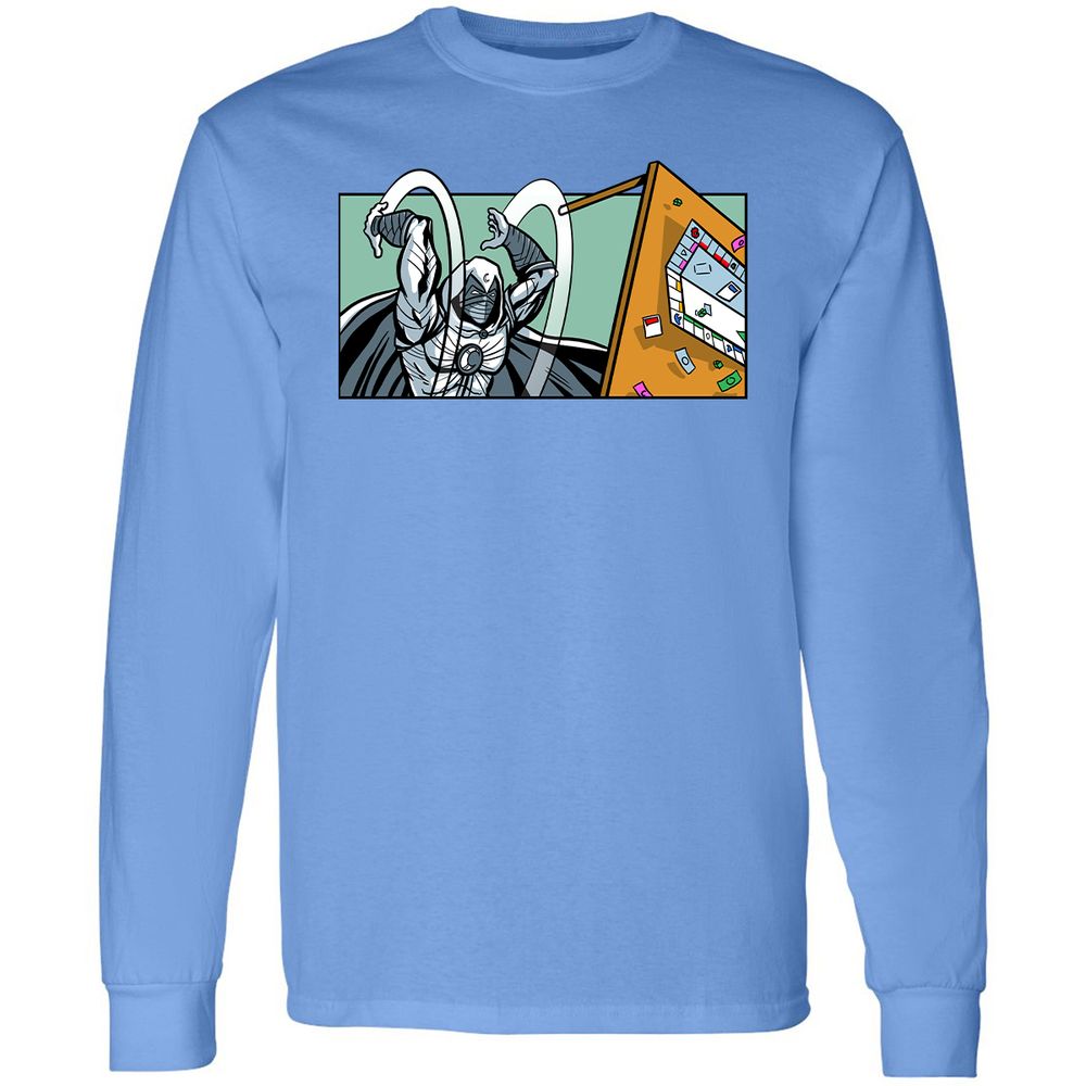 Long Sleeve T-Shirt - QRD4CUQV - Carolina Blue - 12