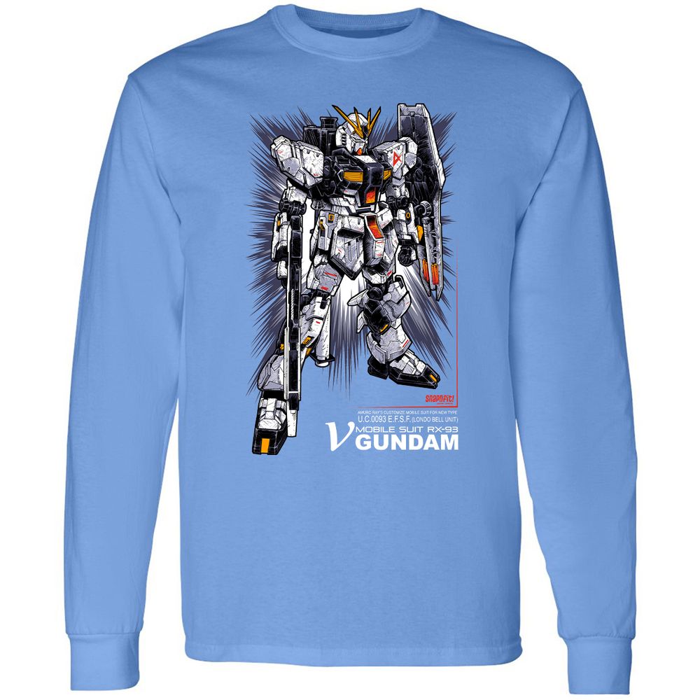 Long Sleeve T-Shirt - MXZBTDH3 - Carolina Blue - 12