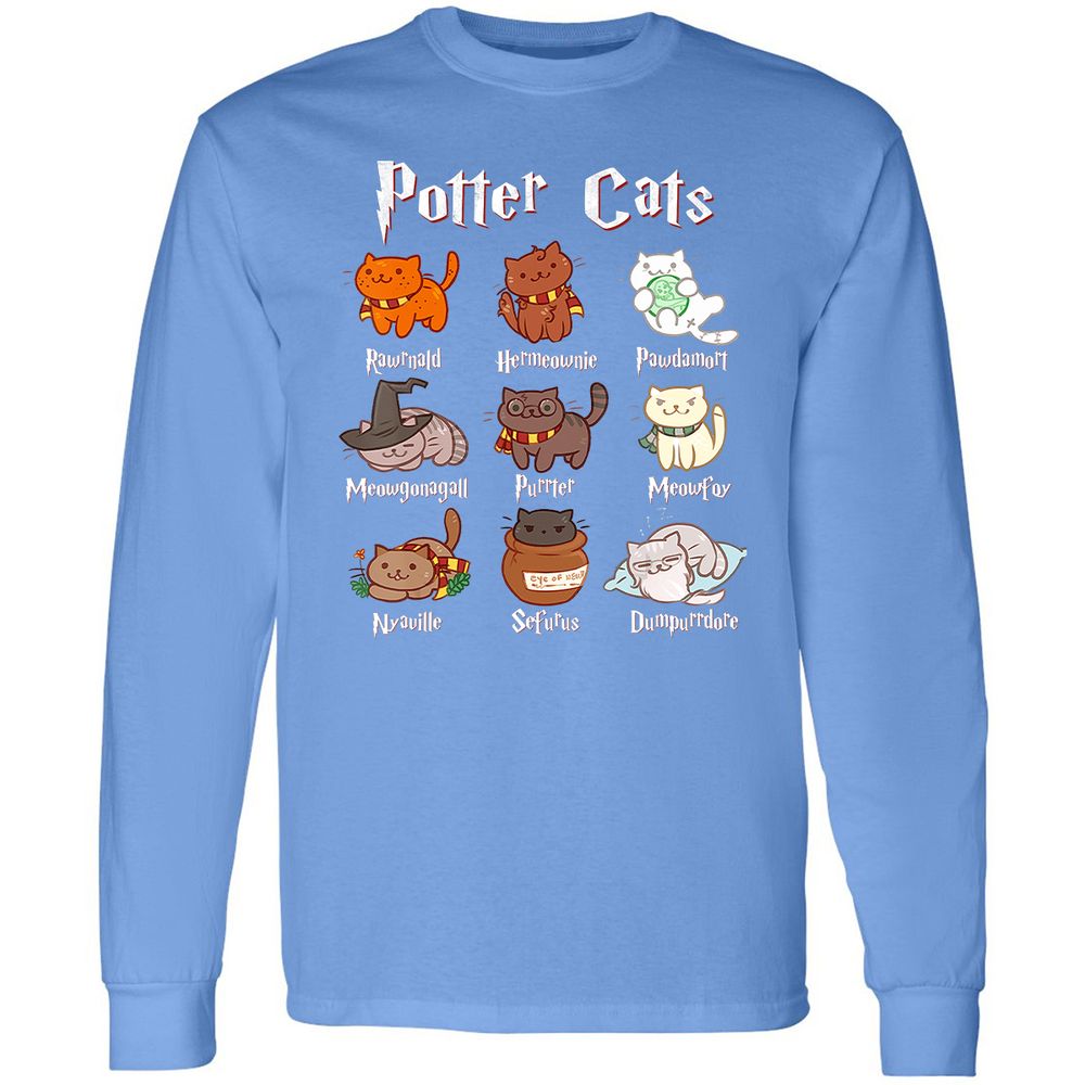 Long Sleeve T-Shirt - W9AAY7MQ - Carolina Blue - 12