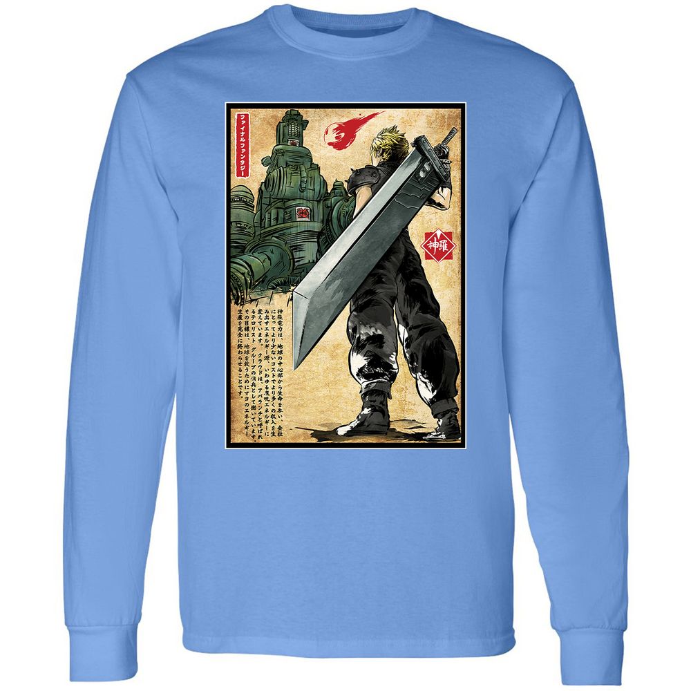 Long Sleeve T-Shirt - 62F49XUE - Carolina Blue - 12