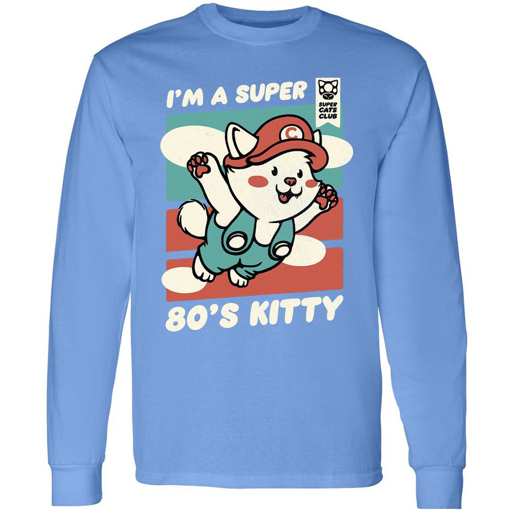 Long Sleeve T-Shirt - QZ6B35JW - Carolina Blue - 12