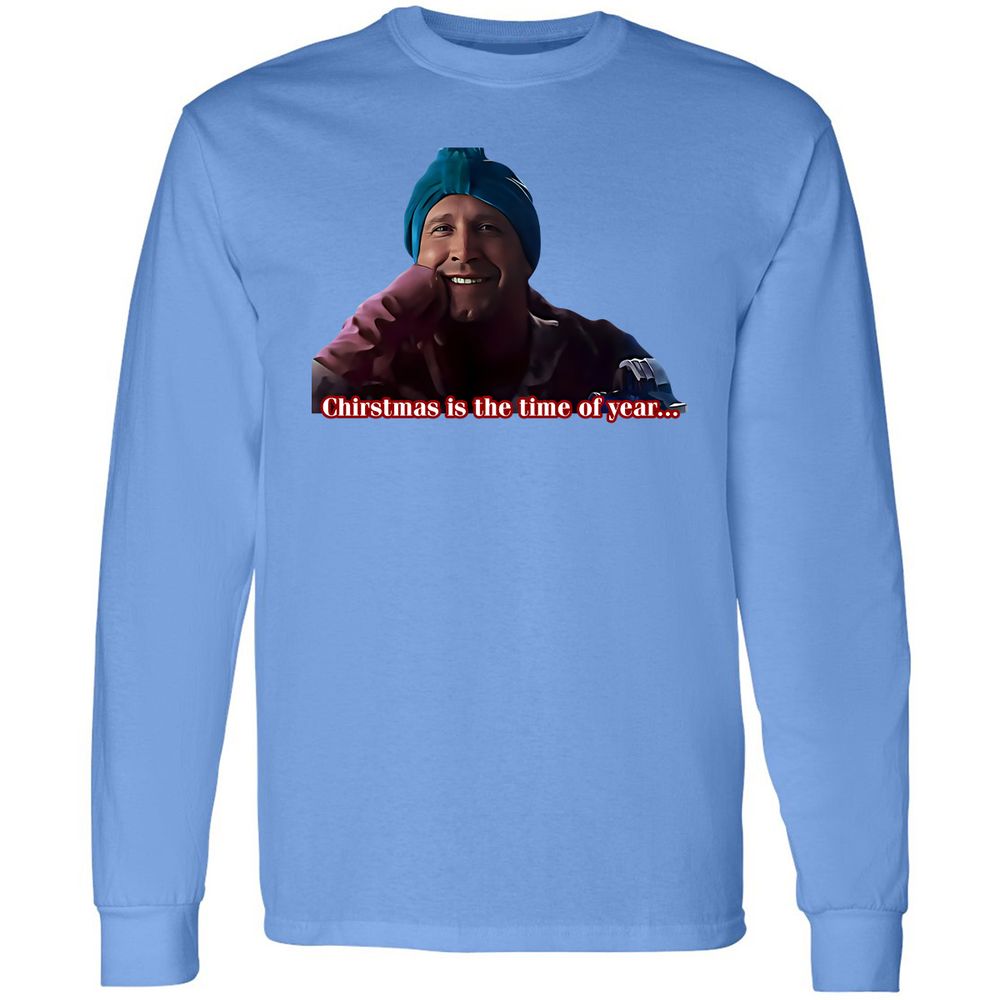 Long Sleeve T-Shirt - E5MBTQG1 - Carolina Blue - 12