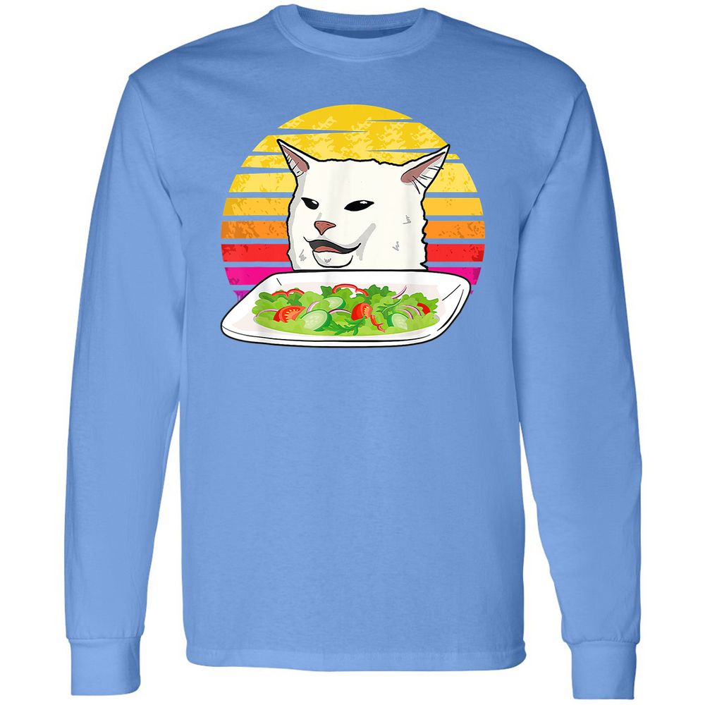 Long Sleeve T-Shirt - P2M5EKQ6 - Carolina Blue - 12