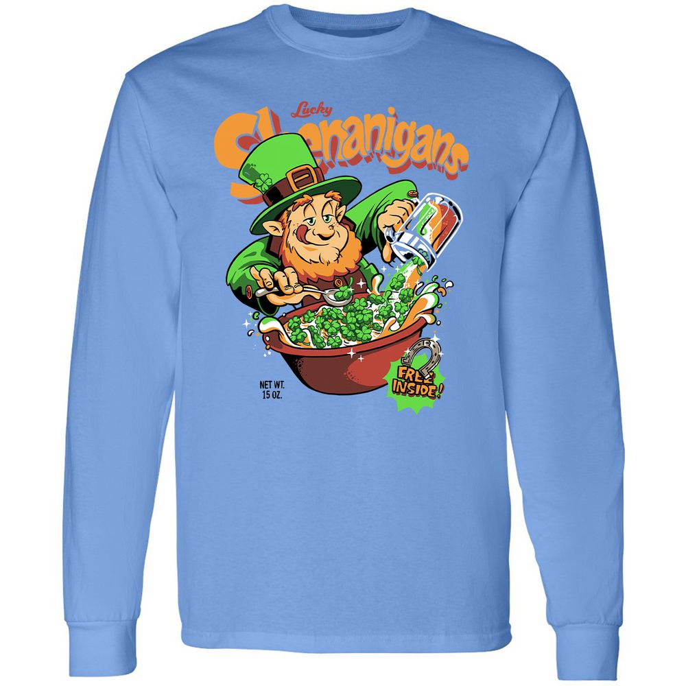Long Sleeve T-Shirt - ZLD1NHZL - Carolina Blue - 12