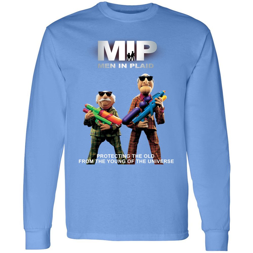 Long Sleeve T-Shirt - PZ1JYHWE - Carolina Blue - 12