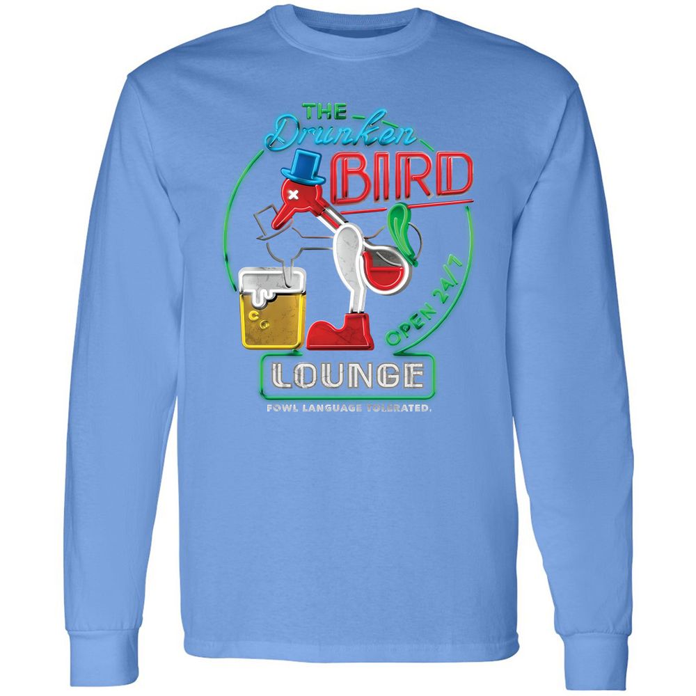 Long Sleeve T-Shirt - QLDUE8KP - Carolina Blue - 12