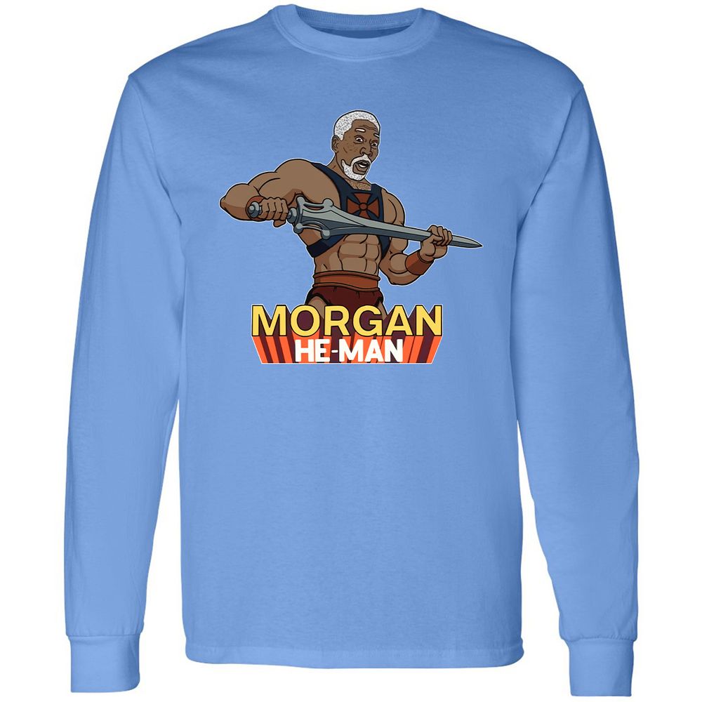 Long Sleeve T-Shirt - YXSGZR9C - Carolina Blue - 12