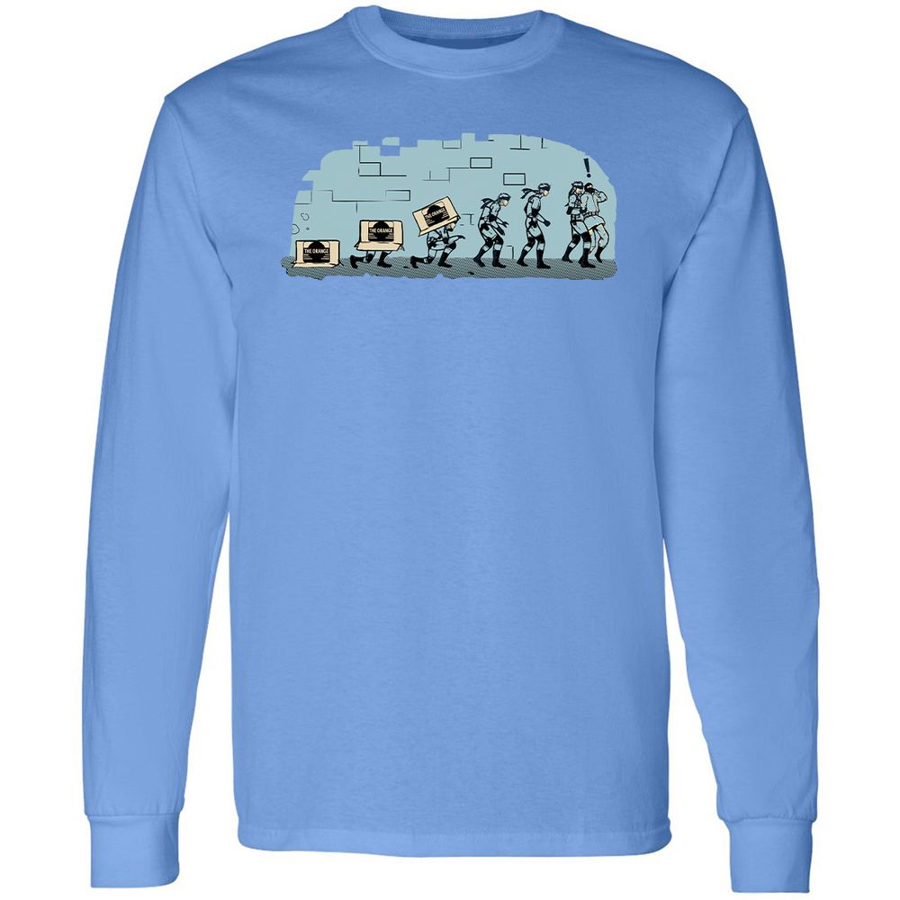 Long Sleeve T-Shirt - QNMARLS7 - Carolina Blue - 12