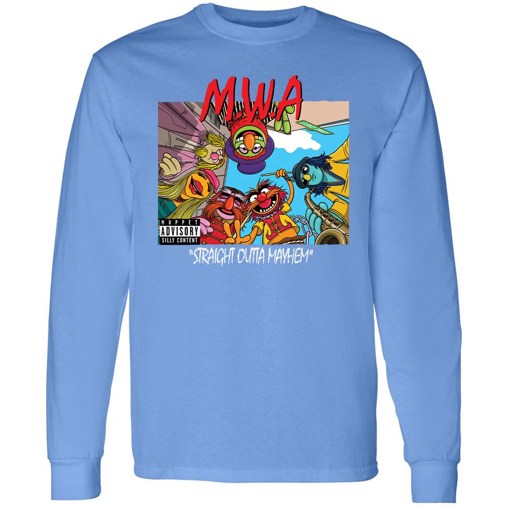Long Sleeve T-Shirt - AV4PPJCY - Carolina Blue - 12