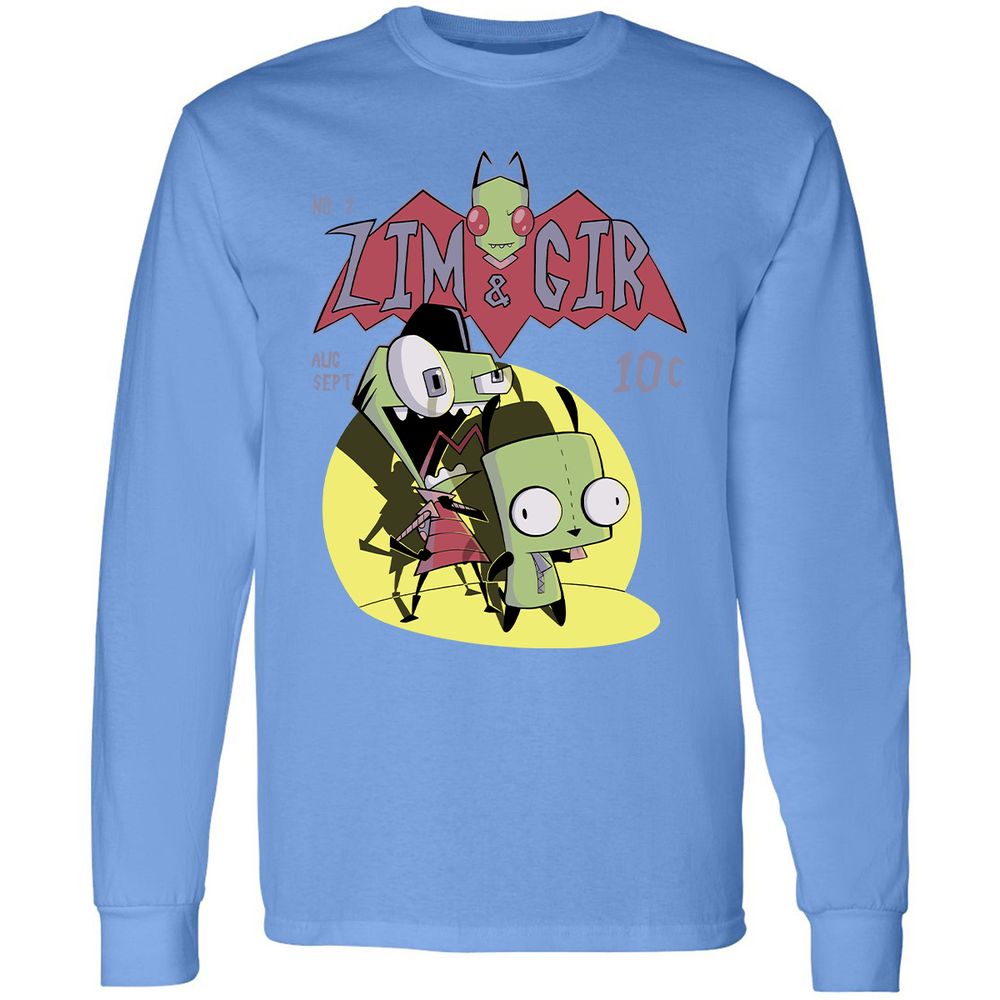 Long Sleeve T-Shirt - QYQDKKL6 - Carolina Blue - 12