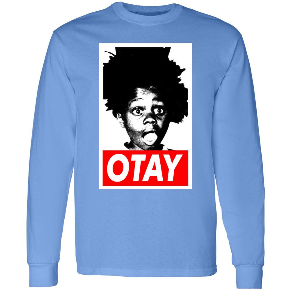Long Sleeve T-Shirt - GZ91YK5A - Carolina Blue - 12
