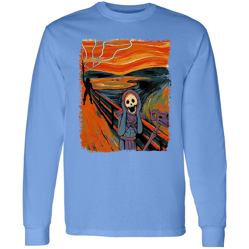 Long Sleeve T-Shirt - QTWS9E9F - Carolina Blue - 12