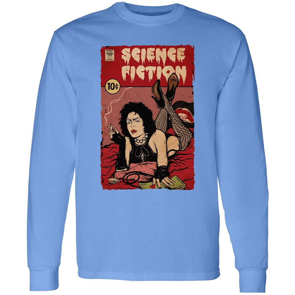 Long Sleeve T-Shirt - 7XFMQPA2 - Carolina Blue - 12
