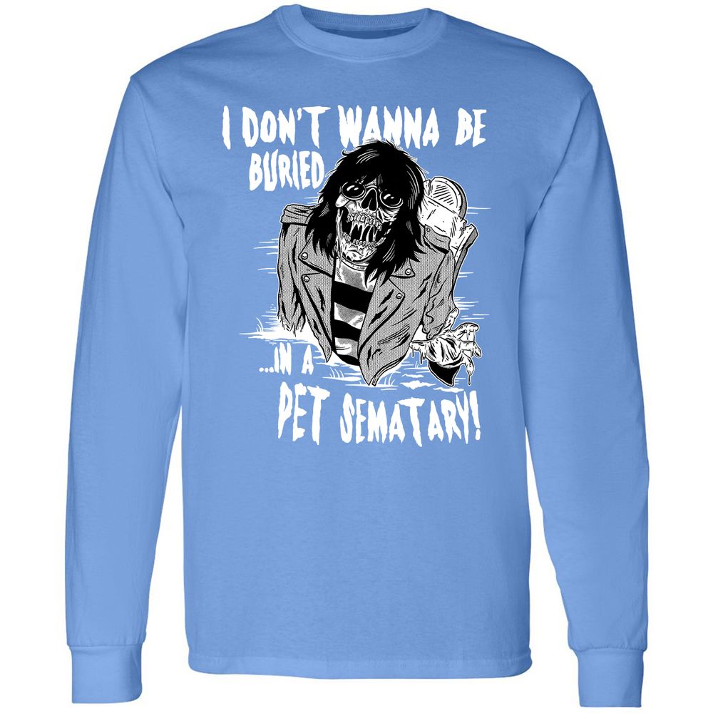 Long Sleeve T-Shirt - XJ6X8D3Z - Carolina Blue - 12