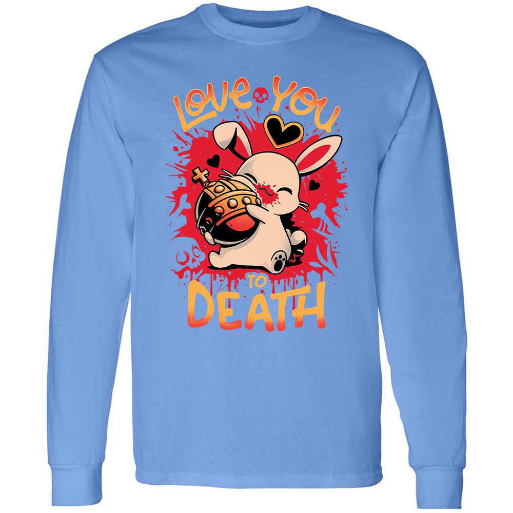 Long Sleeve T-Shirt - 1X7NL3FJ - Carolina Blue - 12