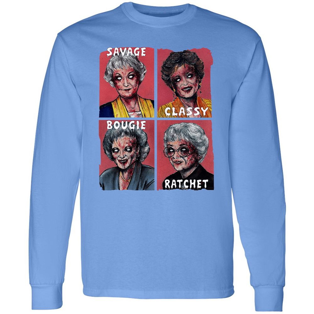 Long Sleeve T-Shirt - GCRFT8ZS - Carolina Blue - 12