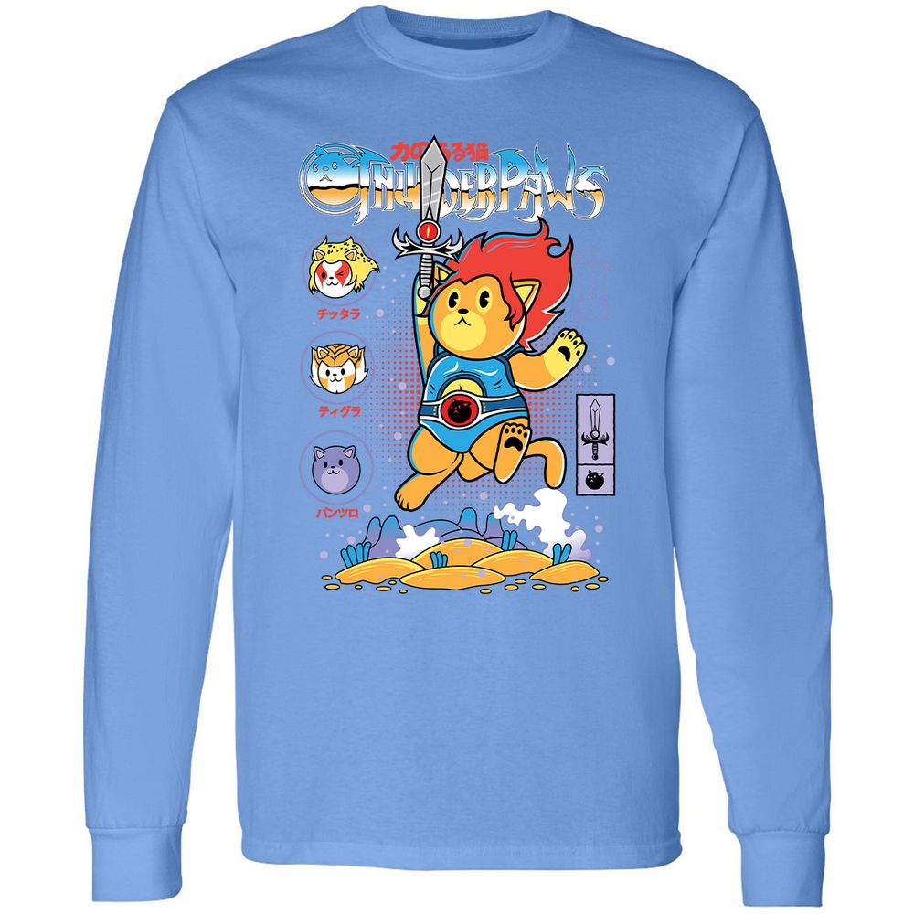 Long Sleeve T-Shirt - QCD74SLU - Carolina Blue - 12