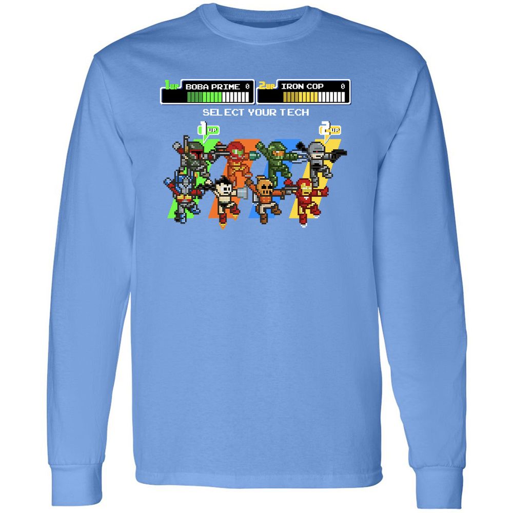 Long Sleeve T-Shirt - XS4SL3U9 - Carolina Blue - 12