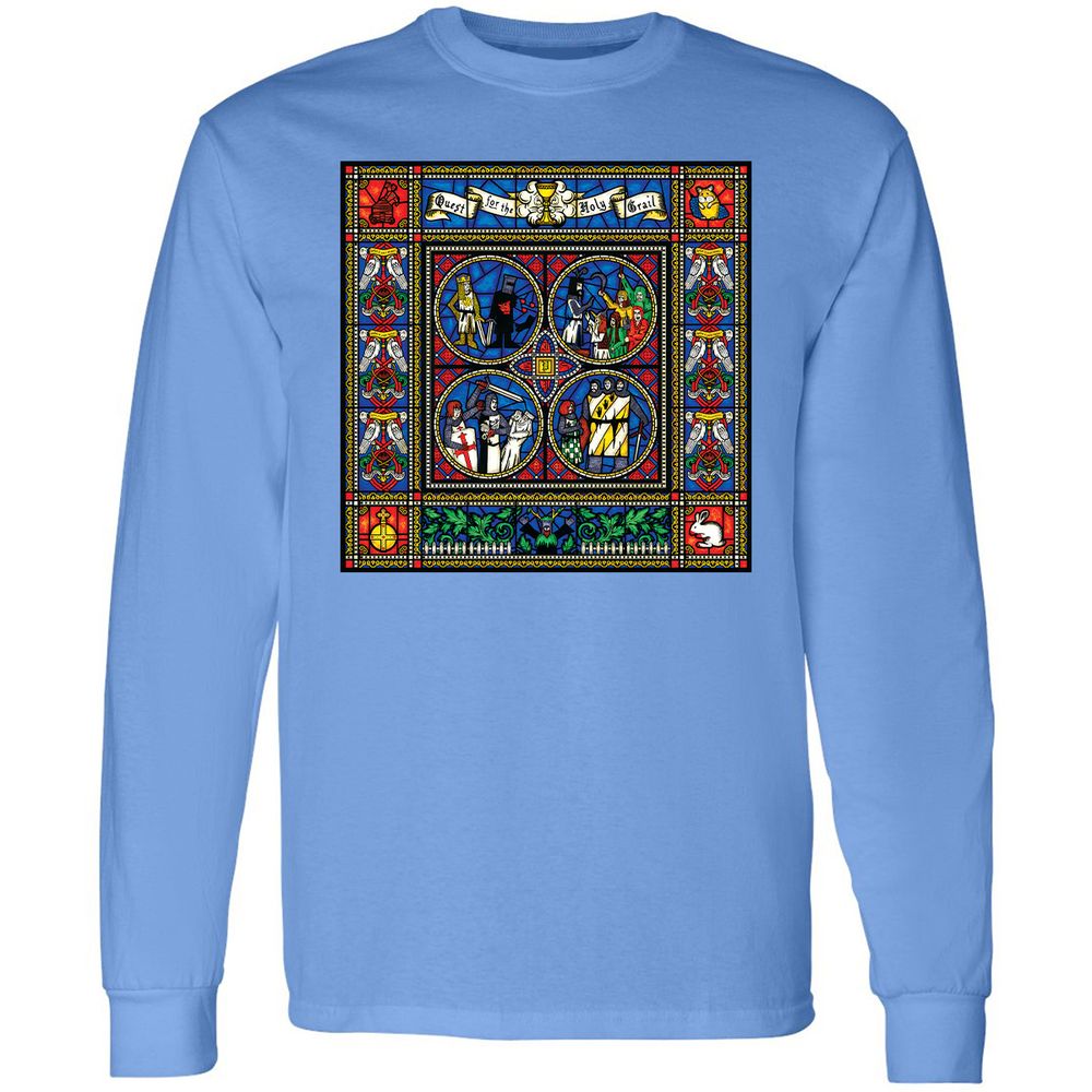 Long Sleeve T-Shirt - VZHJMPQW - Carolina Blue - 12