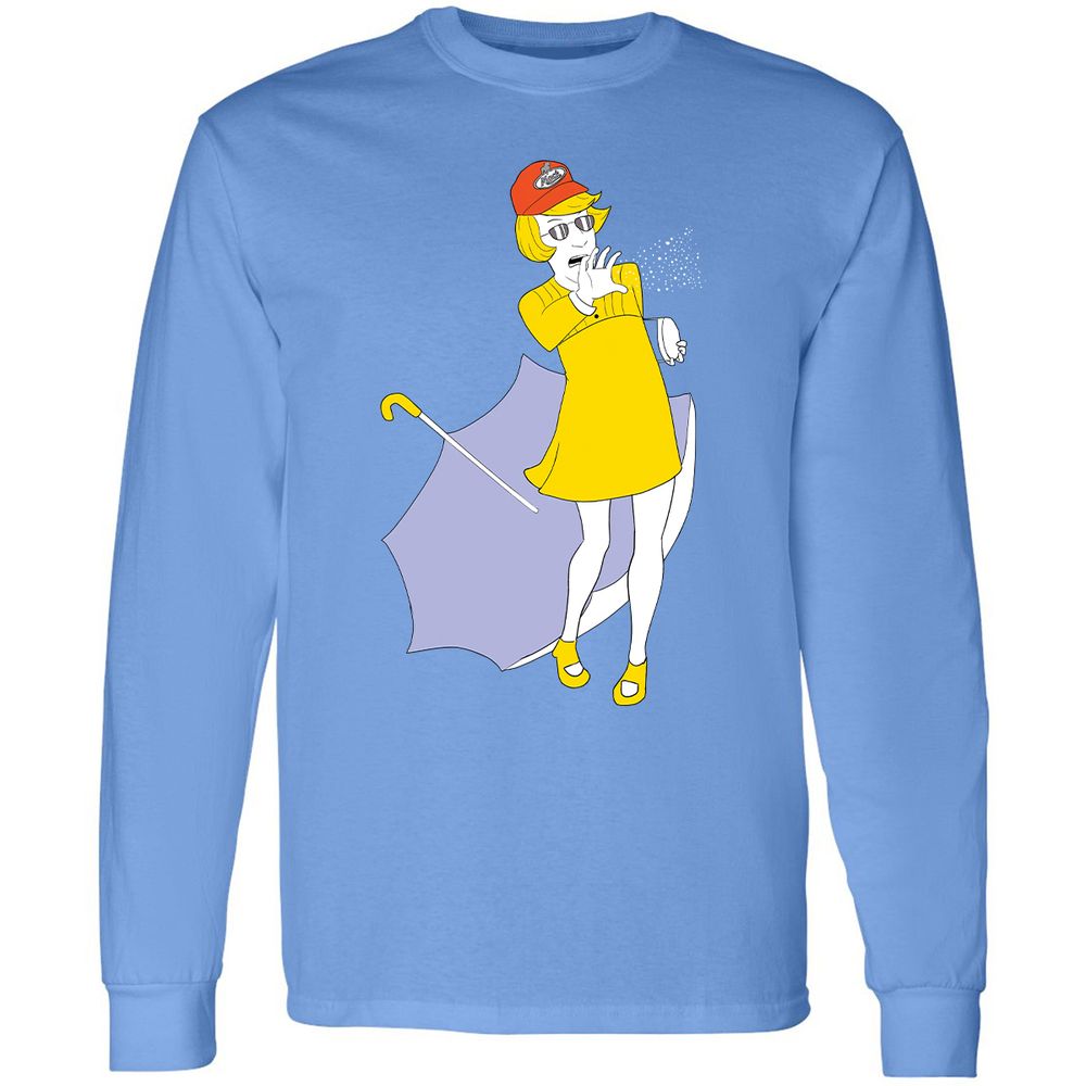 Long Sleeve T-Shirt - ZGWTB5MP - Carolina Blue - 12
