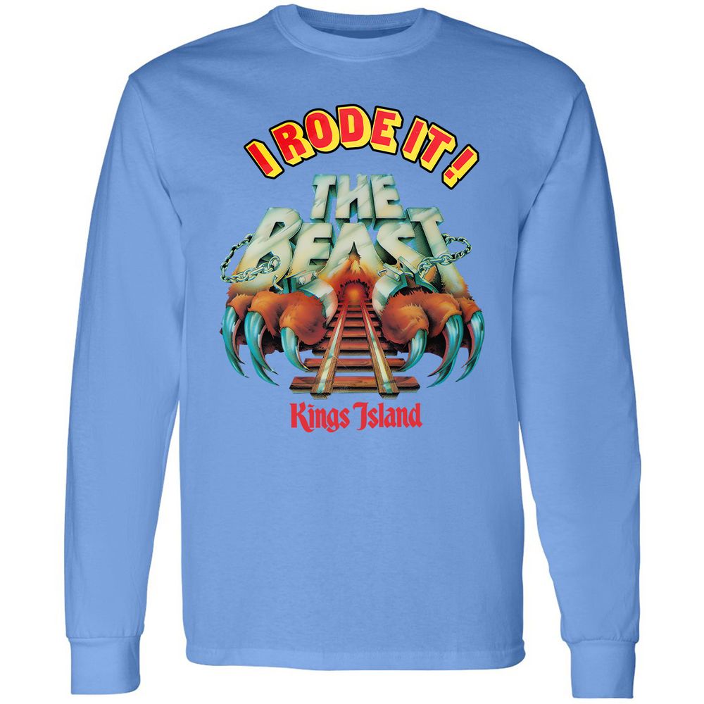 Long Sleeve T-Shirt - 7D4S3V8Y - Carolina Blue - 12