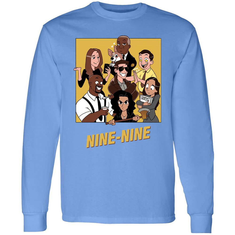 Long Sleeve T-Shirt - XJ7SYK3X - Carolina Blue - 12