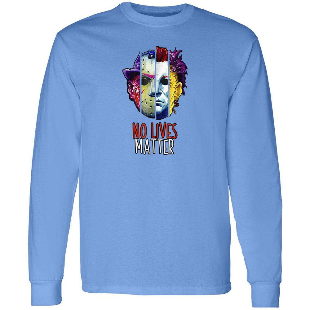 Long Sleeve T-Shirt - FGBVBXA4 - Carolina Blue - 12