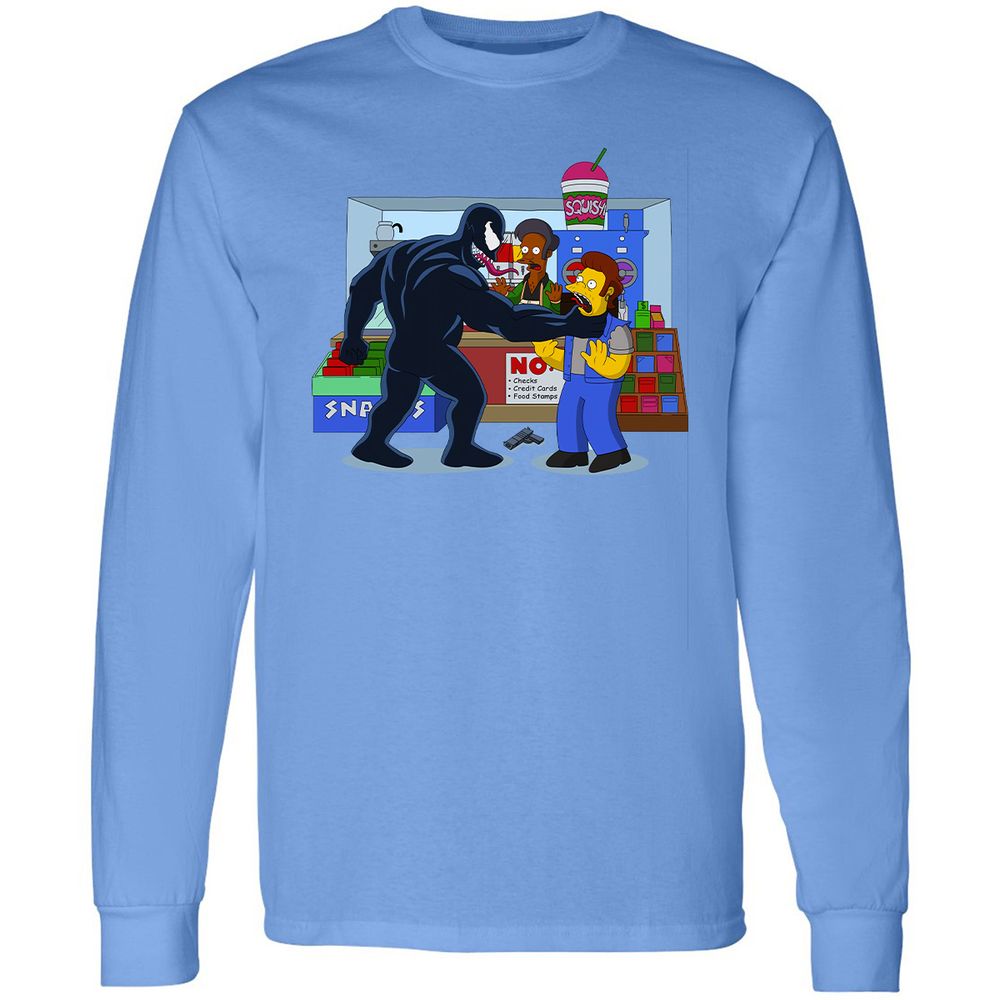 Long Sleeve T-Shirt - BZ5P6JXE - Carolina Blue - 12