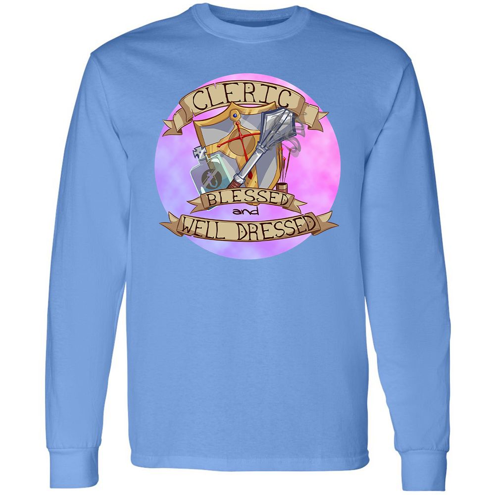 Long Sleeve T-Shirt - JQBLKR2E - Carolina Blue - 12