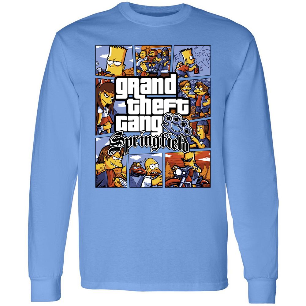 Long Sleeve T-Shirt - CAPK1WB9 - Carolina Blue - 12