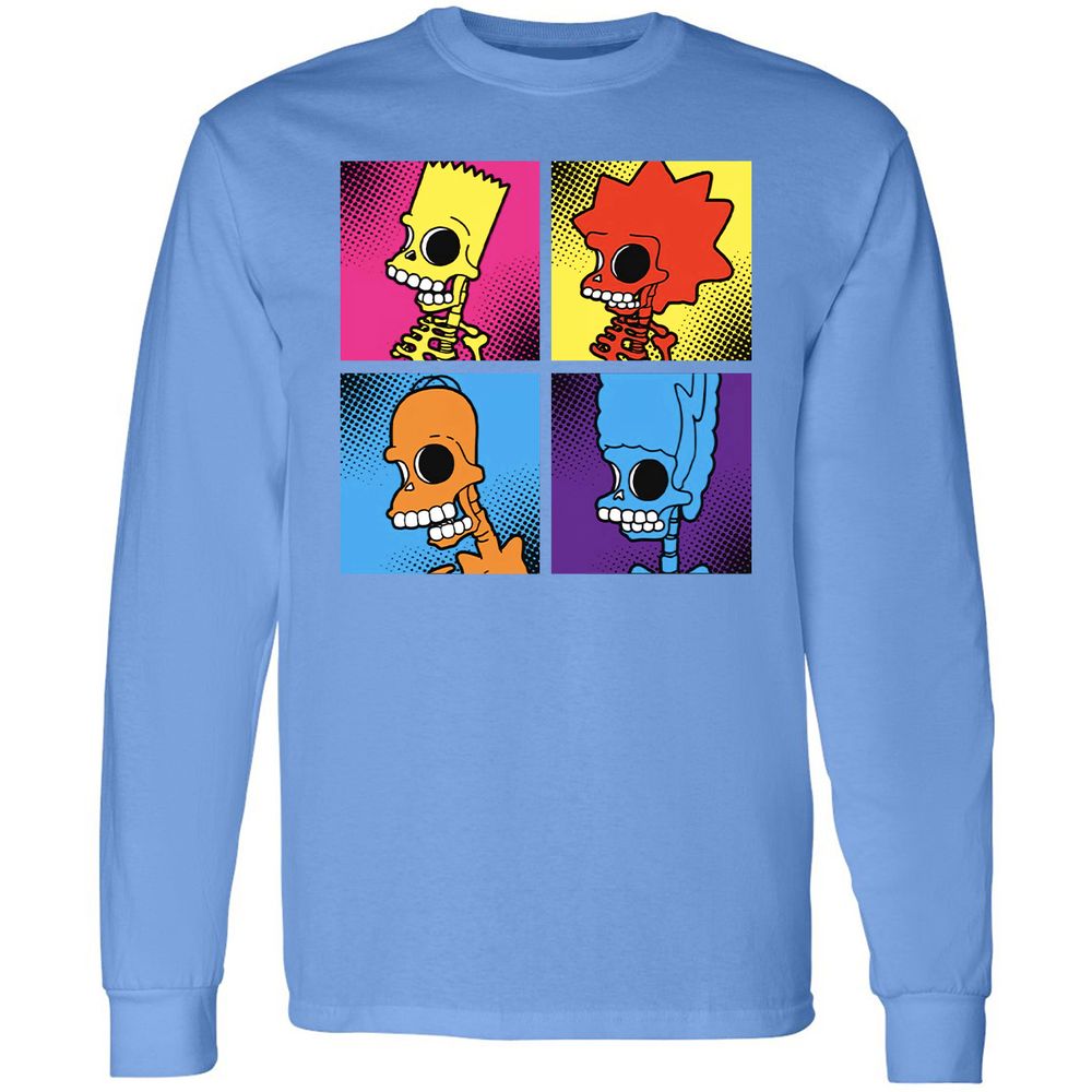 Long Sleeve T-Shirt - DF2GKDK4 - Carolina Blue - 12