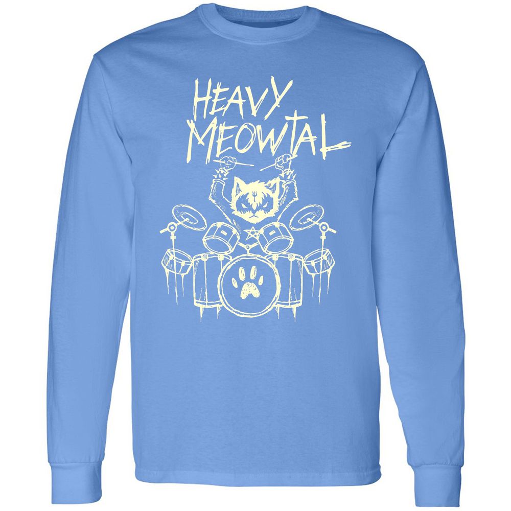 Long Sleeve T-Shirt - UZBQ9M31 - Carolina Blue - 12