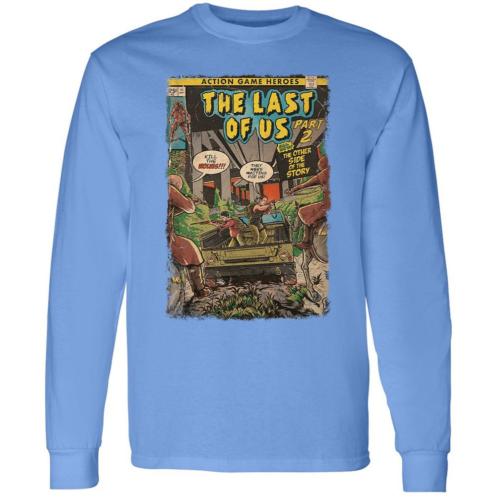Long Sleeve T-Shirt - DQ8263X4 - Carolina Blue - 12