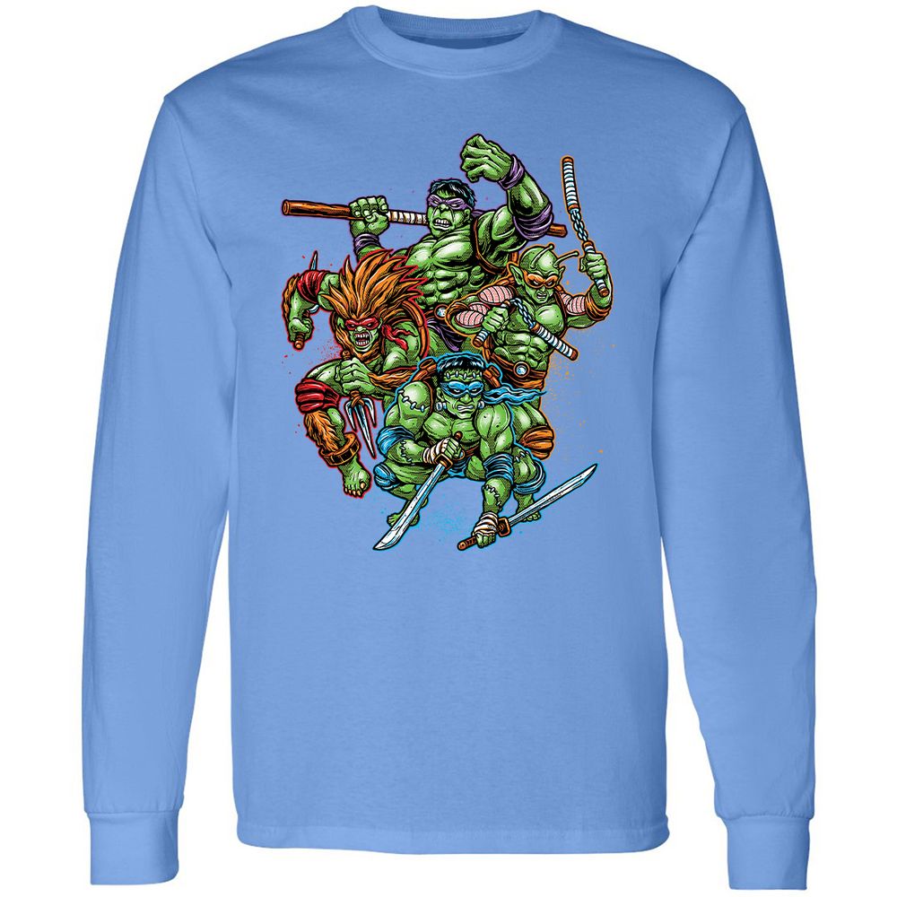 Long Sleeve T-Shirt - 84NQK8VW - Carolina Blue - 12