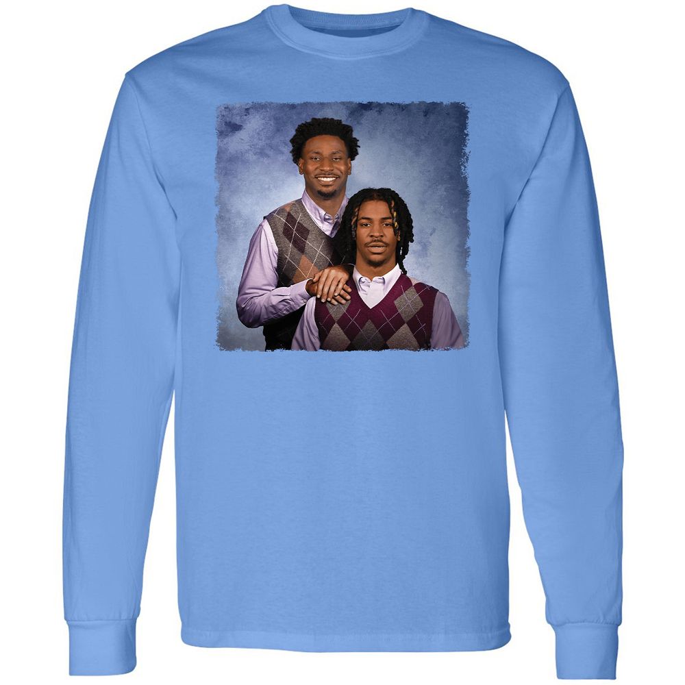 Long Sleeve T-Shirt - QP32UDHM - Carolina Blue - 12