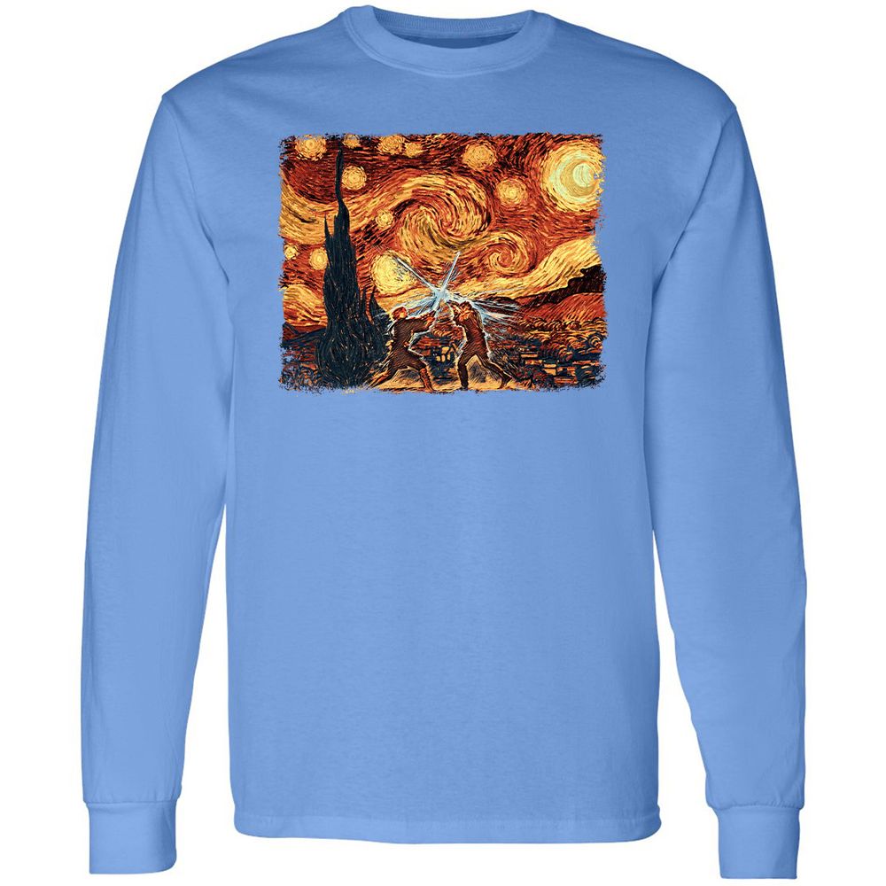 Long Sleeve T-Shirt - AEUY4QYJ - Carolina Blue - 12