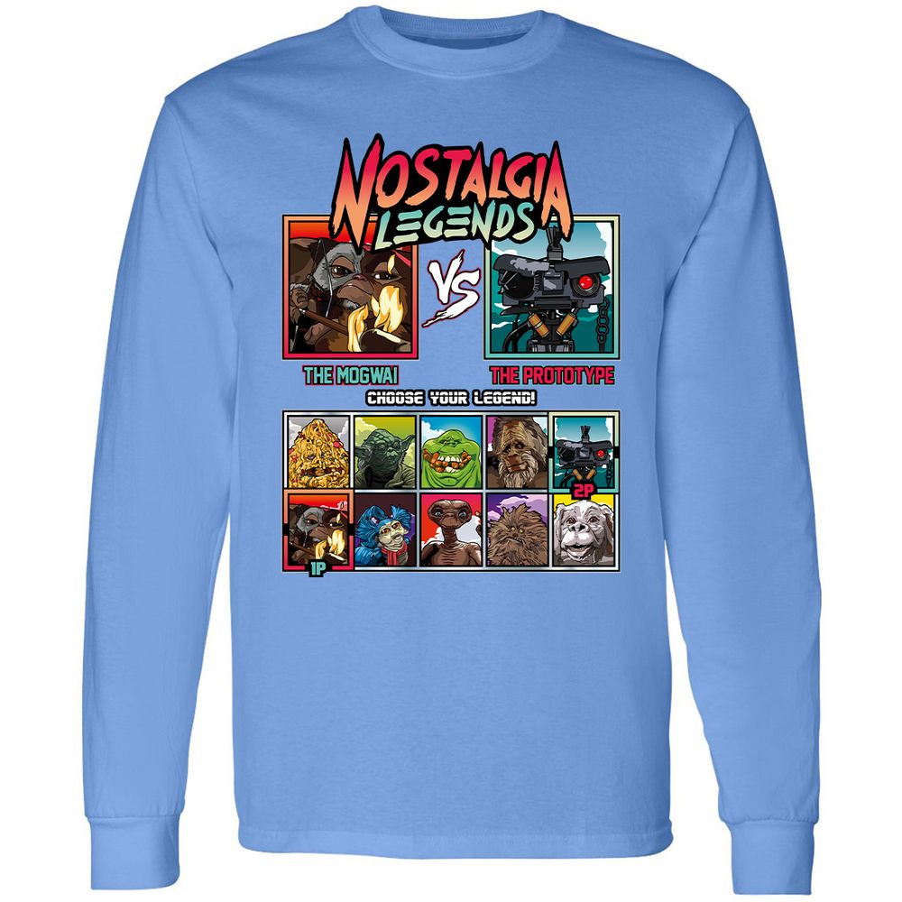 Long Sleeve T-Shirt - HZUFXN95 - Carolina Blue - 12