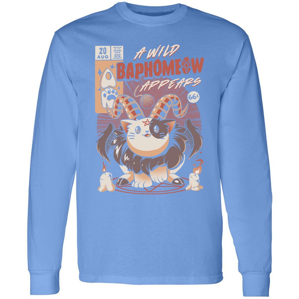 Long Sleeve T-Shirt - 6BY5YJ94 - Carolina Blue - 12