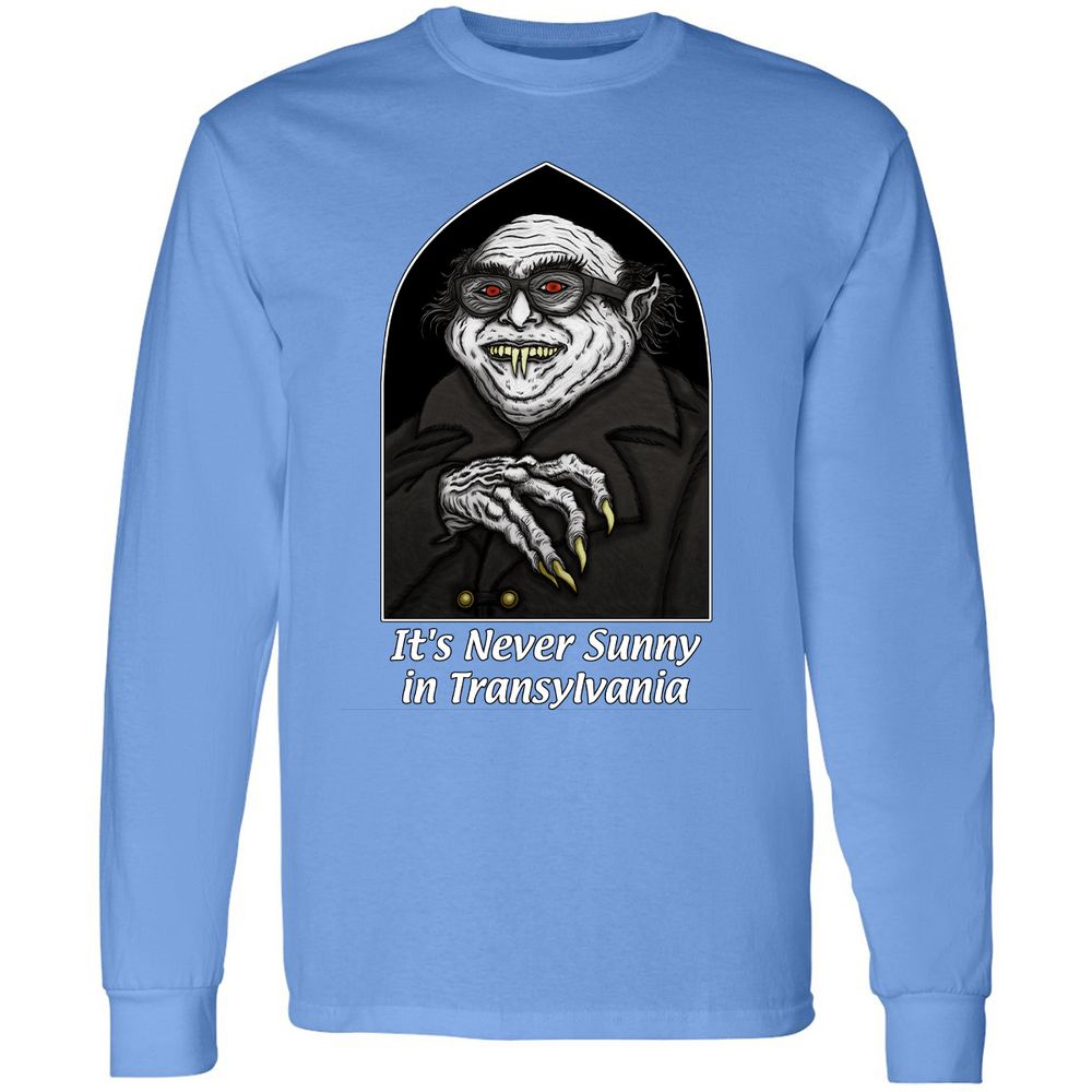 Long Sleeve T-Shirt - UBDKNZV6 - Carolina Blue - 12