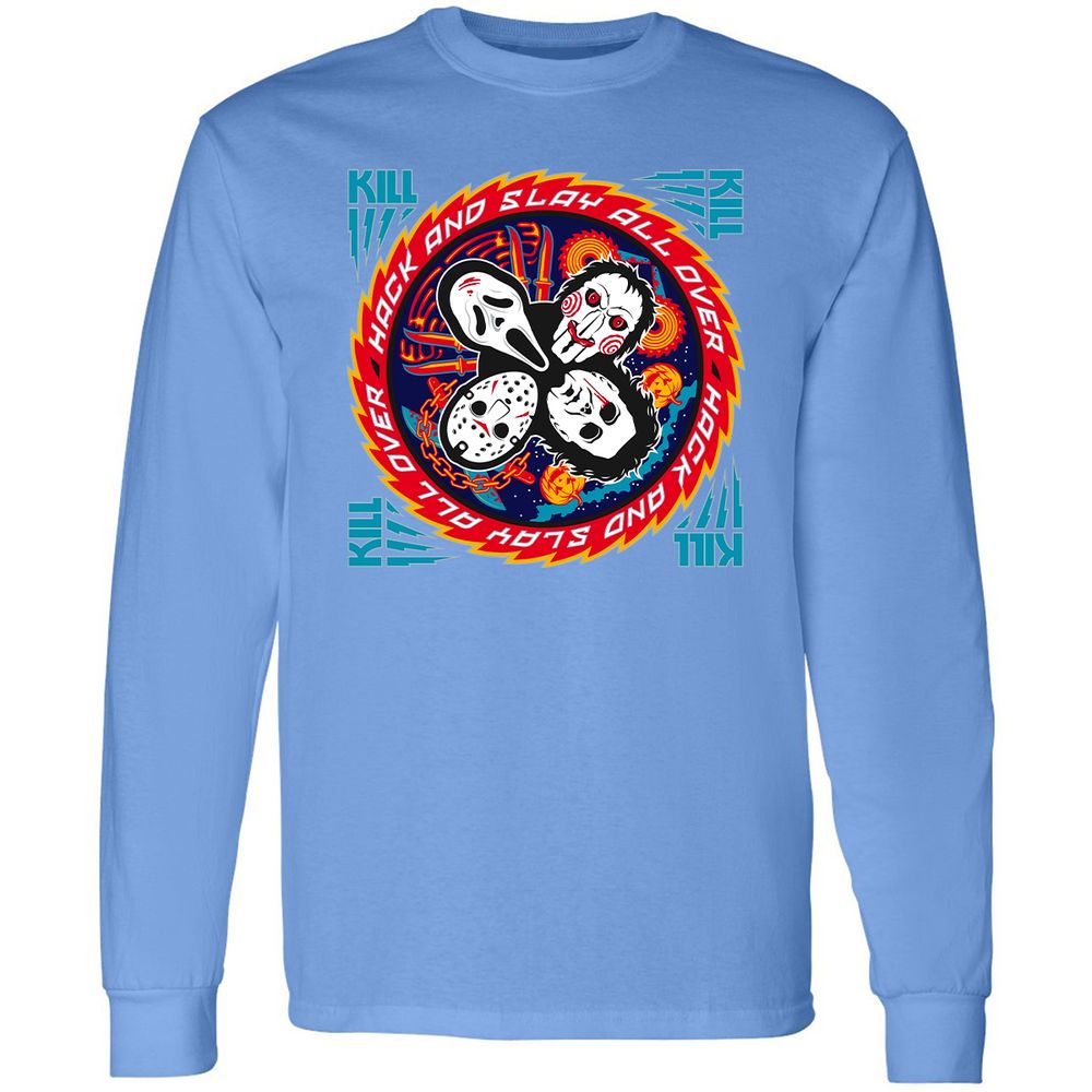 Long Sleeve T-Shirt - FV3K6WYZ - Carolina Blue - 12