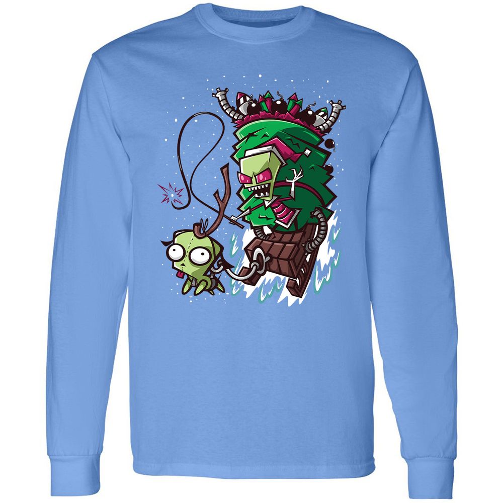 Long Sleeve T-Shirt - JGQNM2DD - Carolina Blue - 12