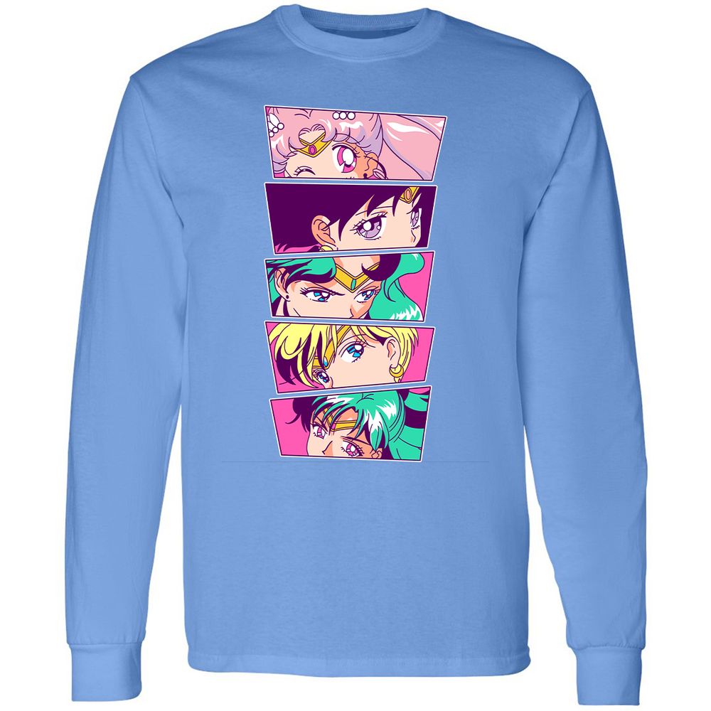 Long Sleeve T-Shirt - PW5NPGYV - Carolina Blue - 12