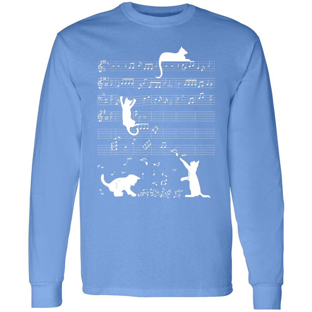 Long Sleeve T-Shirt - 68MBX9BK - Carolina Blue - 12