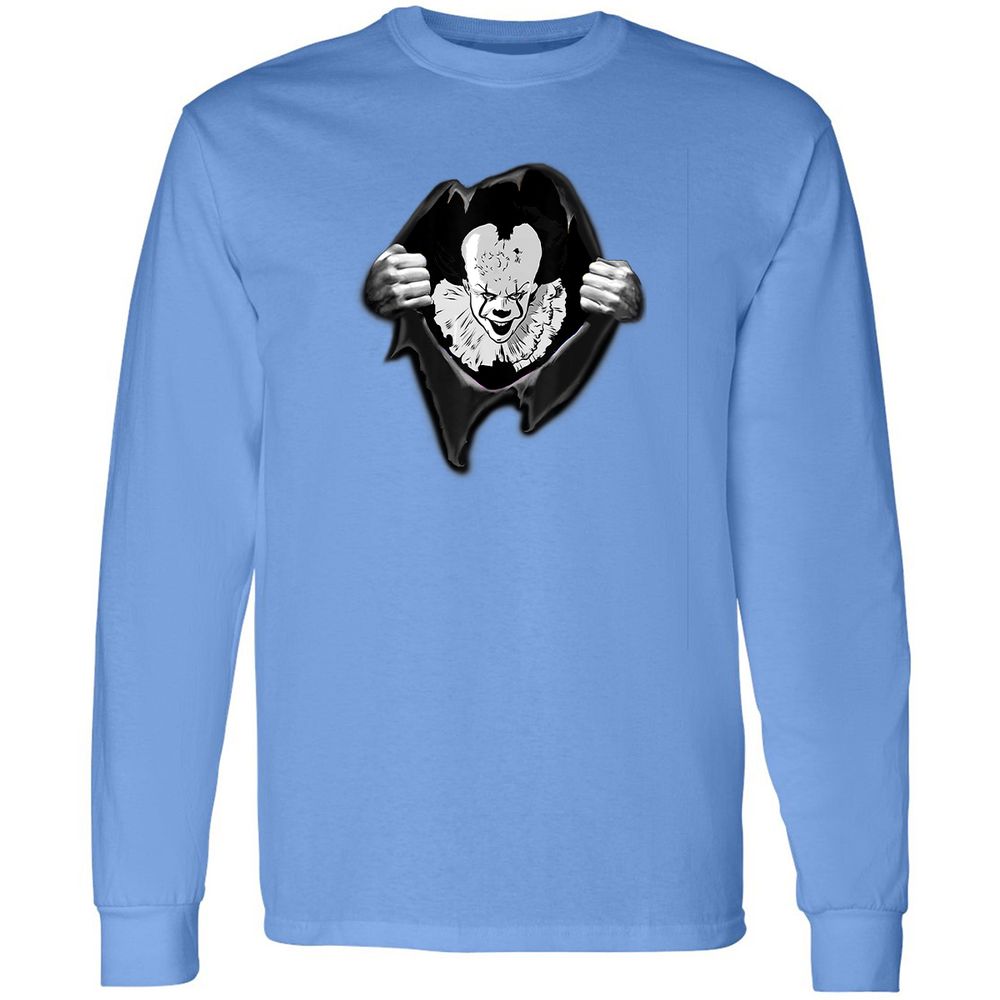Long Sleeve T-Shirt - GQSXEAGN - Carolina Blue - 12