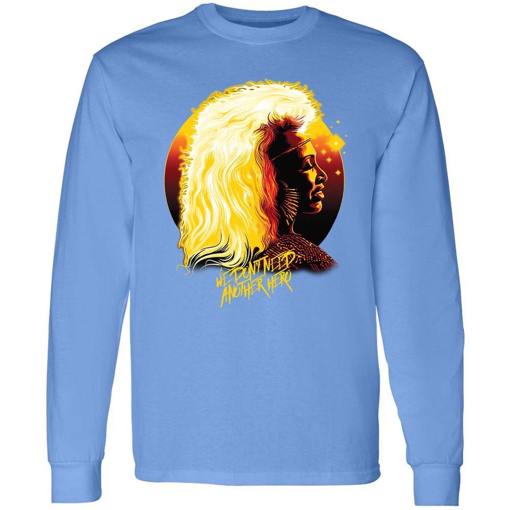 Long Sleeve T-Shirt - QM4VB8J9 - Carolina Blue - 12