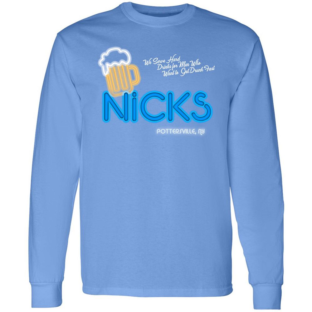 Long Sleeve T-Shirt - SLVVYFND - Carolina Blue - 12