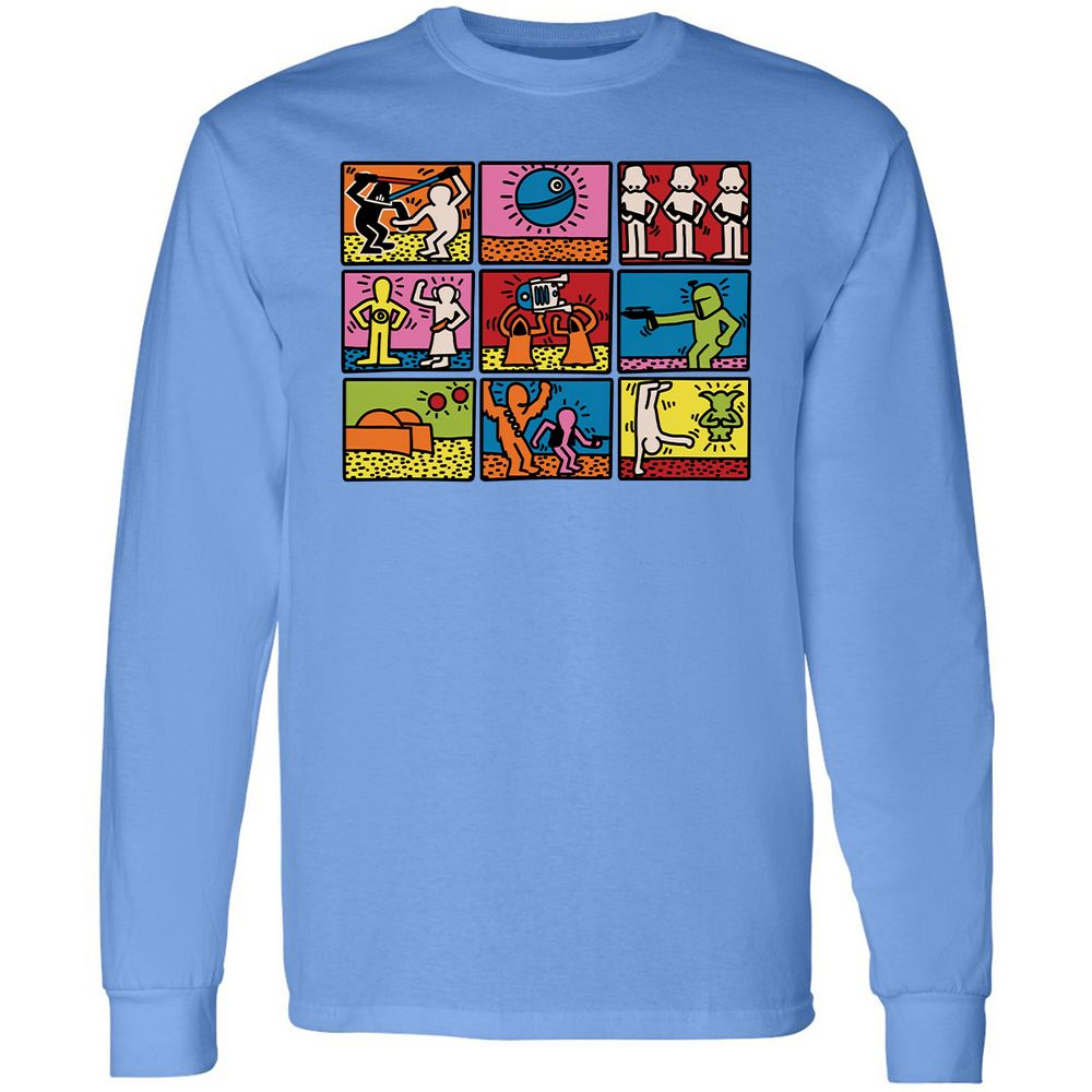 Long Sleeve T-Shirt - HAN7QM4A - Carolina Blue - 12