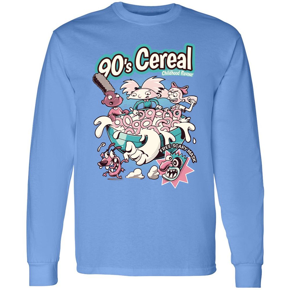 Long Sleeve T-Shirt - TRBF1XJU - Carolina Blue - 12